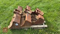 3 ASSORTED DIGGER BUCKERS - 2
