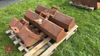 3 ASSORTED DIGGER BUCKERS - 4