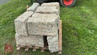 14 ASSORTED SIZED GRANITE QUIONS - 2