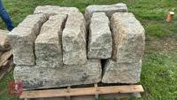 14 ASSORTED SIZED GRANITE QUIONS - 4