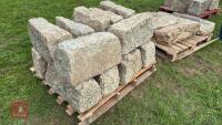 14 ASSORTED SIZED GRANITE QUIONS - 5