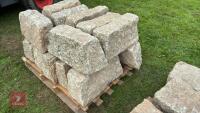 14 ASSORTED SIZED GRANITE QUIONS - 9