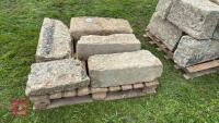 5 ASSORTED SIZED GRANITE QUIONS - 4