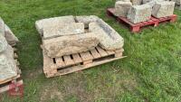 5 ASSORTED SIZED GRANITE QUIONS - 6