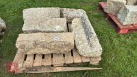 5 ASSORTED SIZED GRANITE QUIONS - 7