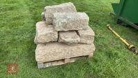 10 ASSORTED SIZED GRANITE QUIONS