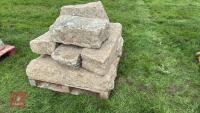 10 ASSORTED SIZED GRANITE QUIONS - 2