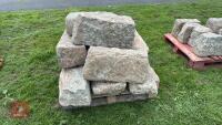 10 ASSORTED SIZED GRANITE QUIONS - 4