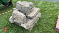 10 ASSORTED SIZED GRANITE QUIONS - 5