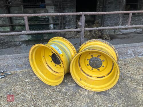PAIR OF JCB 16X26B WHEEL RIMS
