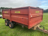 1996 MARSHALL 8T TIPPING TRAILER - 9