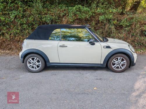 2012 MINI ONE CONVERTIBLE CAR S/R