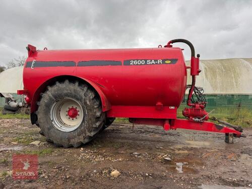 2017 HI-SPEC 2600 SA-R SLURRY TANKER