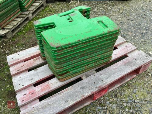 10 JOHN DEERE FRONT WEIGHTS