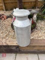 10 GALLON ALUMINIUM MILK CHURN