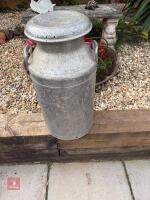 10 GALLON ALUMINIUM MILK CHURN