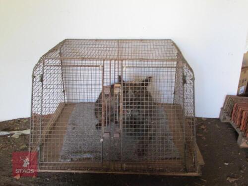 LARGE GUARDSMAN-TYPE DOG CAGE