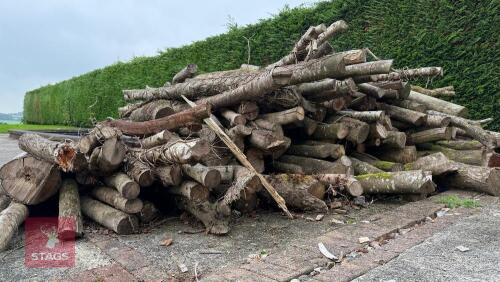 APPROX 3-4 CUBIC TONS OF LOGGING TIMBER