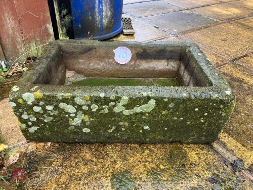 SANDSTONE GARDEN PLANTER/TROUGH (10)