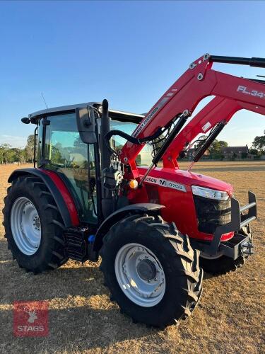 2021 MF 4709M 4WD LOADER TRACTOR