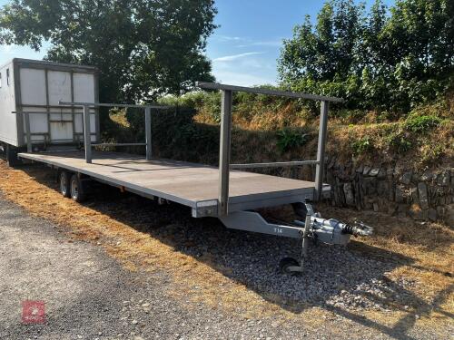 2008 30' 3.5T FLAT BED TRAILER
