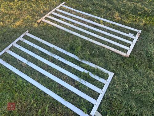 2 ALUMINIUM DIVIDING GATES