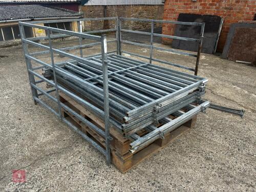 12 X 5' GALVANISED IAE HURDLES