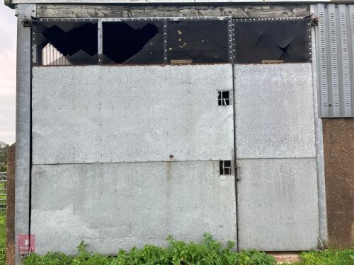 12' GALVANISED DOUBLE DOOR