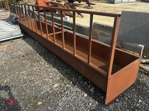 15' FREE STANDING CATTLE FEED BARRIER