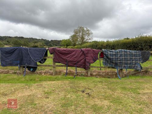 3 HORSE RUGS (4)