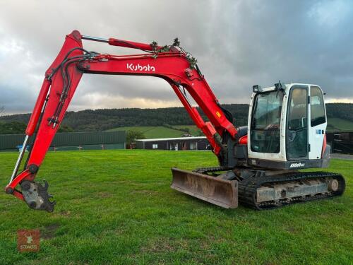2010 KUBOTA KX080-3A EXCAVATOR/DIGGER