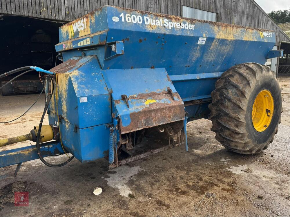 WEST 1600 DUAL FYM SPREADER