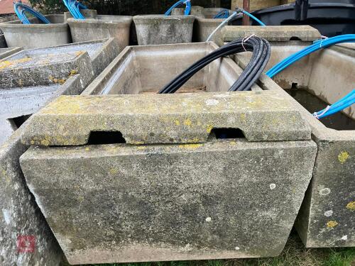 500 GALLON CONCRETE WATER TROUGH (6)