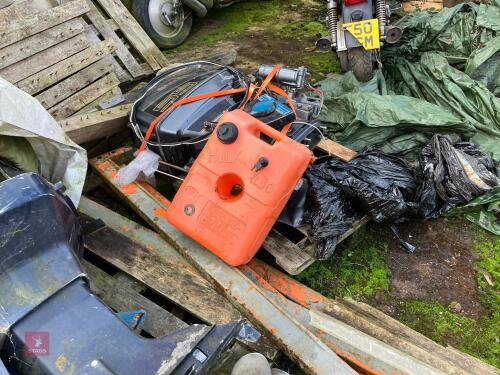 2 OUTBOARD BOAT MOTORS (34) (S/R)