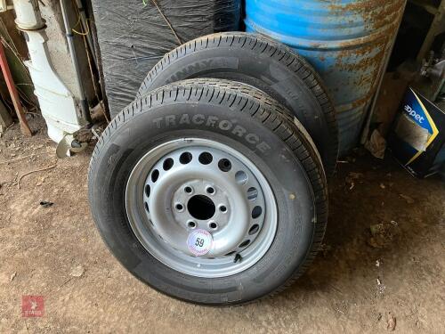 2 X 235/65 R16 WHEELS AND TYRES (59)