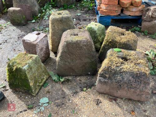 7 SMALL STADDLESTONE BASES