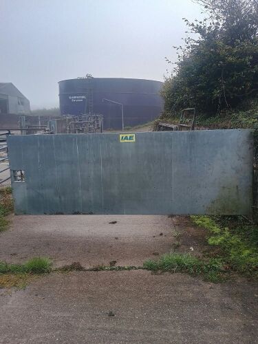 12' IAE GALVANSIDED SHEETED GATE