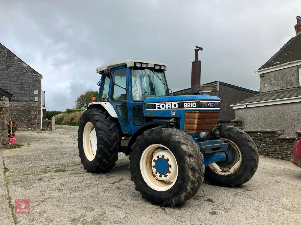1996 FORD 8210 SERIES 3 4WD TRACTOR