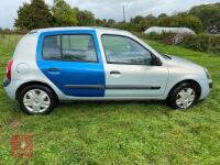 2003 PETROL RENAULT CLIO (S/R) - 2