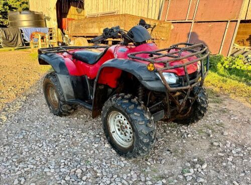 HONDA 400CC 4WD QUAD BIKE