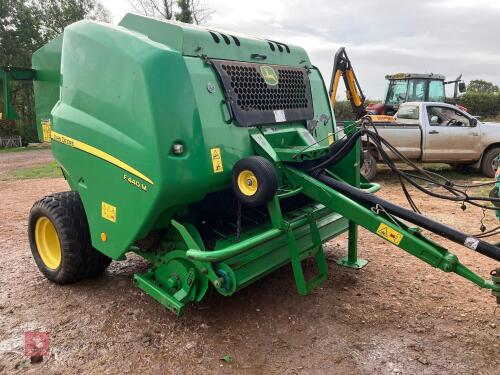2013 JOHN DEERE F440M ROUND BALER