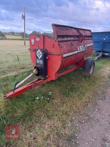 2003 ABBEY 2040 FLAIL SIDE DUNG SPREADER