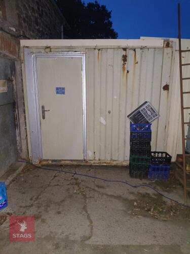 12' X 9' CONVERTED SHIPPING CONTAINER