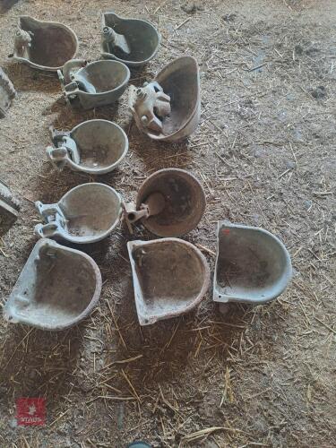 10 GALVANISED DRINKERS