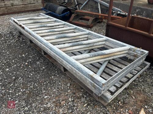 2 X 10' GALVANISED FEED BARRIERS