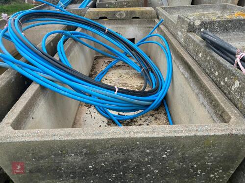 500 GALLON CONCRETE WATER TROUGH (3)