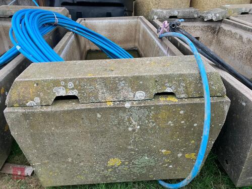 500 GALLON CONCRETE WATER TROUGH (8)