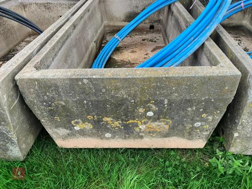 500 GALLON CONCRETE WATER TROUGH (10)