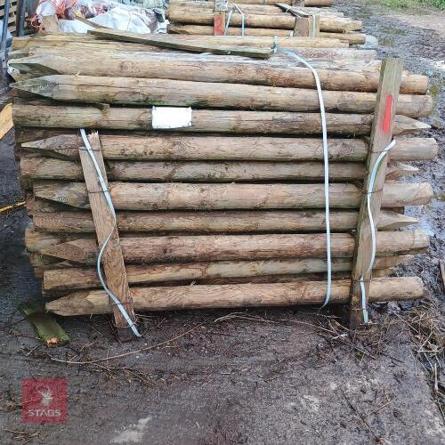 115 X 3-4'' X 1.65M TIMBER POSTS (1)