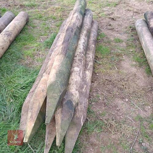 10 X 6-7' X 2.1M TIMBER POSTS (1)